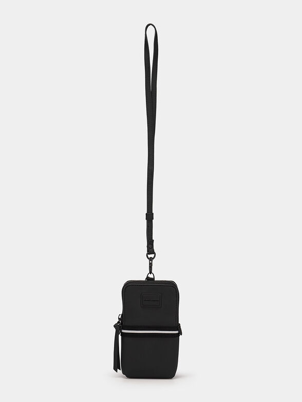 Black phone case with zipper - 3