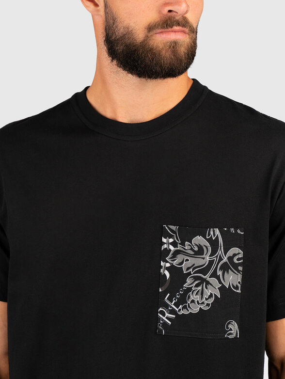 Back-print cotton T-shirt  - 4