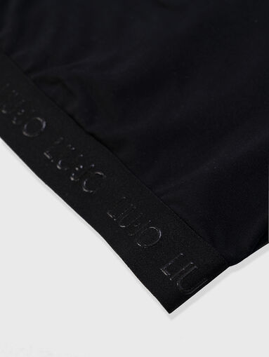 Black cropped sweatshirt - 5