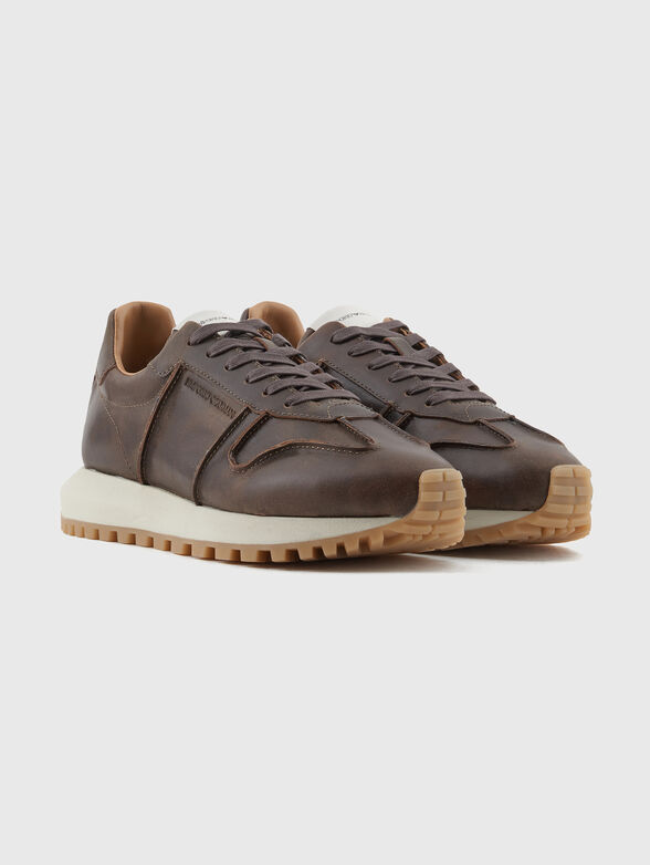 Genuine leather sneakers - 2