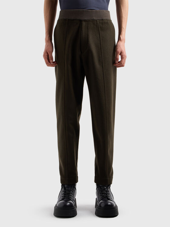 Pantaloni sport cu margine - 1