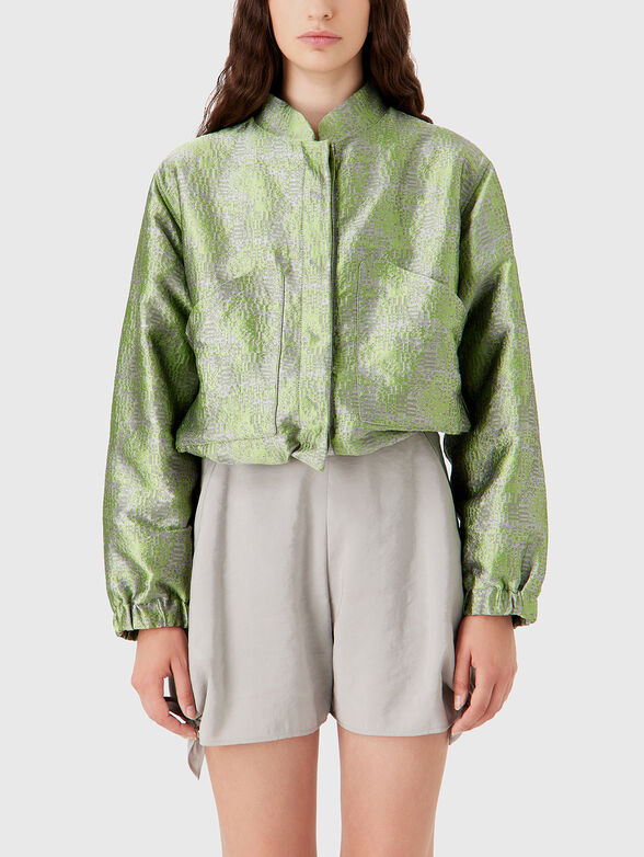 Jacquard bomber jacket  - 1