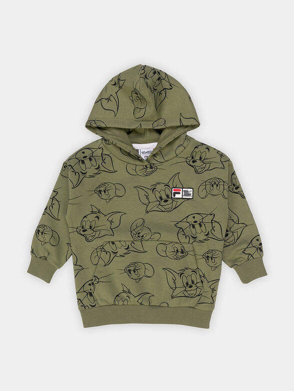 TULSA hooded sweatshirt with Tom and Jerry print - 1