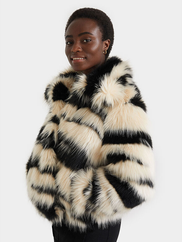 Eco fur coat - 1