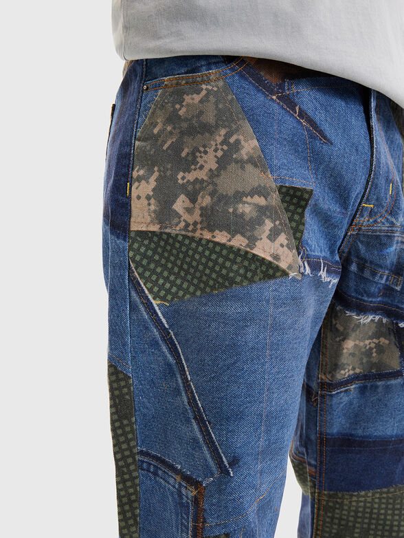 VELEZ jeans with patchwork elements - 3