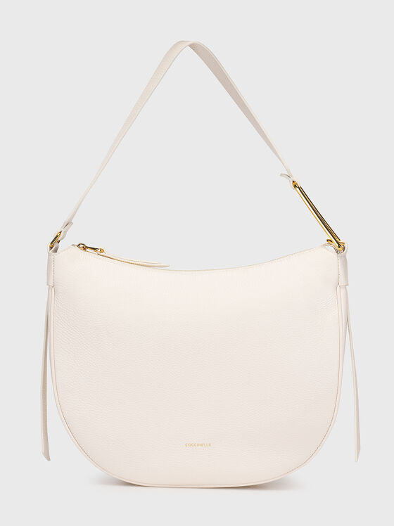 Black hobo bag with metal accent - 1