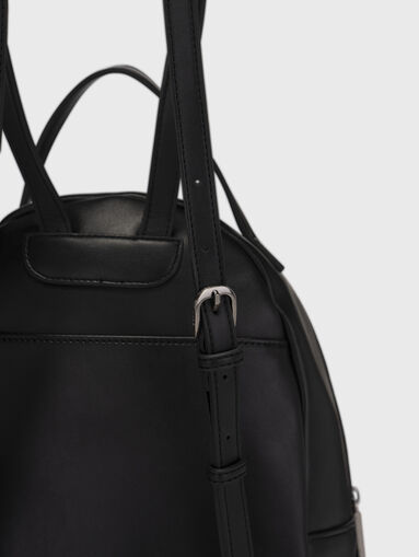 Black backpack with silver studs - 5