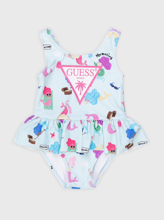 Costum de baie complet cu imprimeu - 1