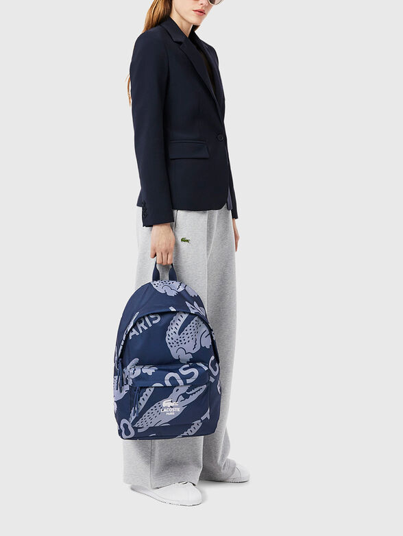 Backpack with logo print - 2