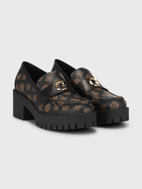 WANYE loafers with metal logo detail - 2