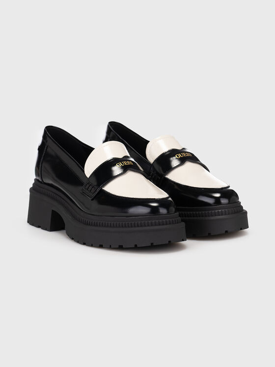 Mocasini FINDA2 cu design contrastant  - 2