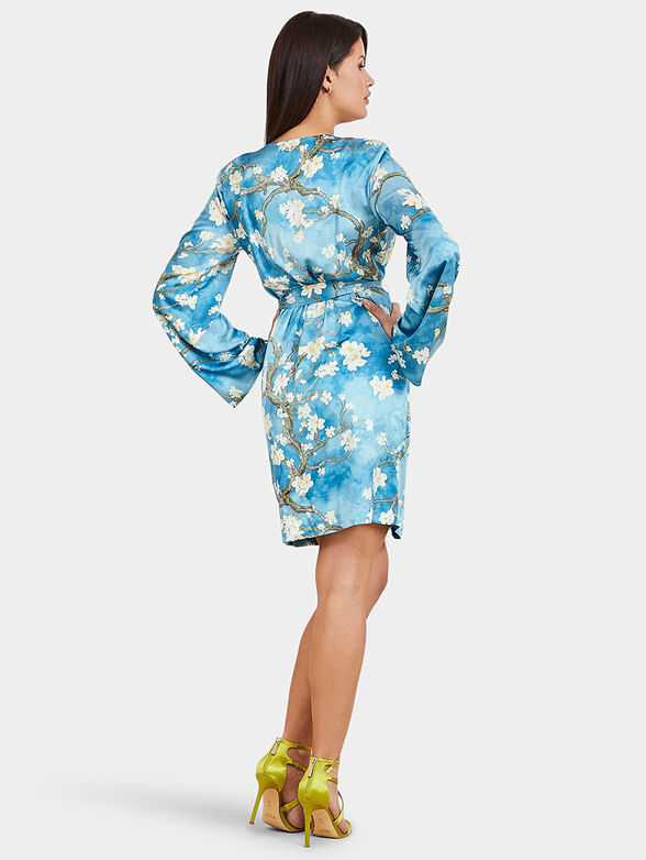 BLOSSOM satin kimono - 2