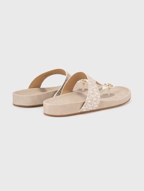 LUCINDA slippers with monogram logo - 3