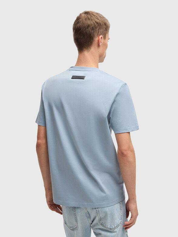 DIMERSTEE cotton T-shirt with with oval neckline - 3