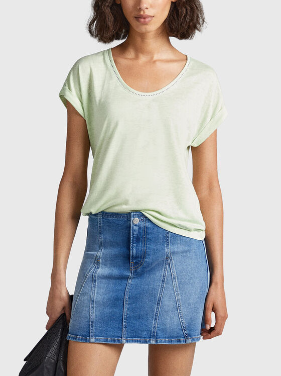 Tricou ADELAIDE din amestec de in - 1