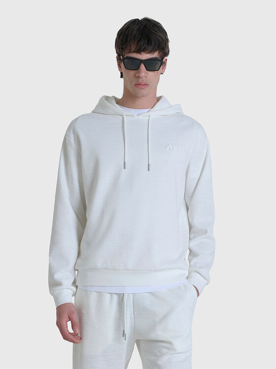 Sweatshirt with logo embroidery - 1