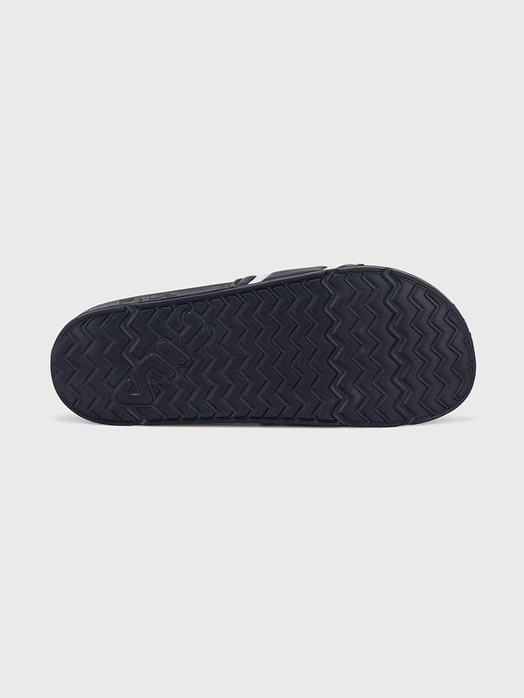 MORRO BAY Black slippers with logo - 5