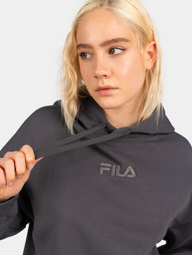 TASHA hooded sweatshirt in grey color - 4