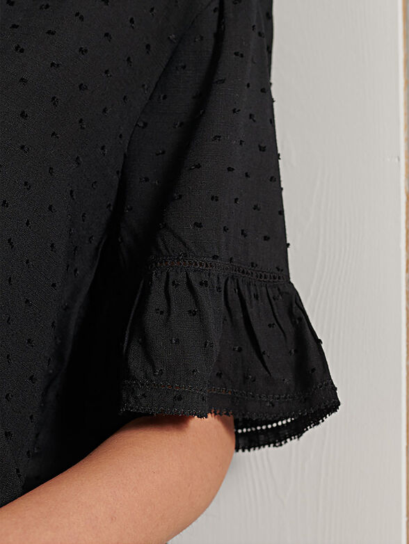 Blouse in black color - 6