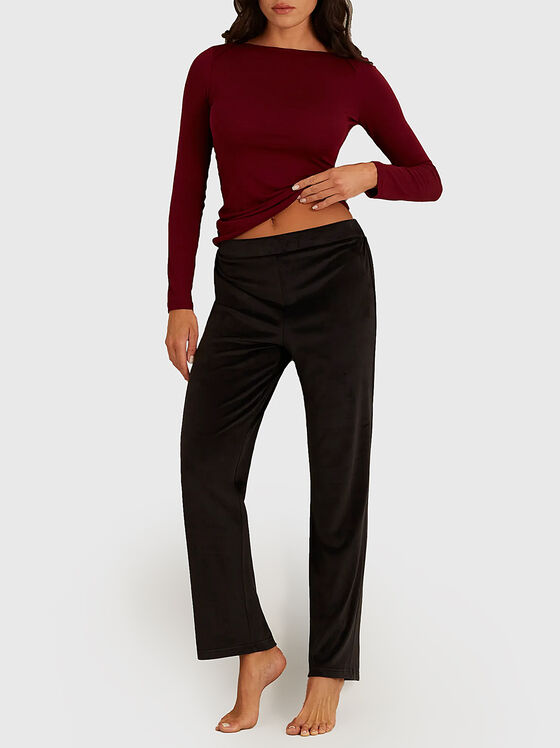CHEENILLE black pants - 1