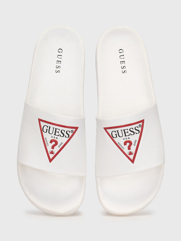 COLICO black slippers with contrasting logo accent - 6