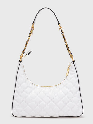 GUILLY bag with quilted effect in beige colour - 3