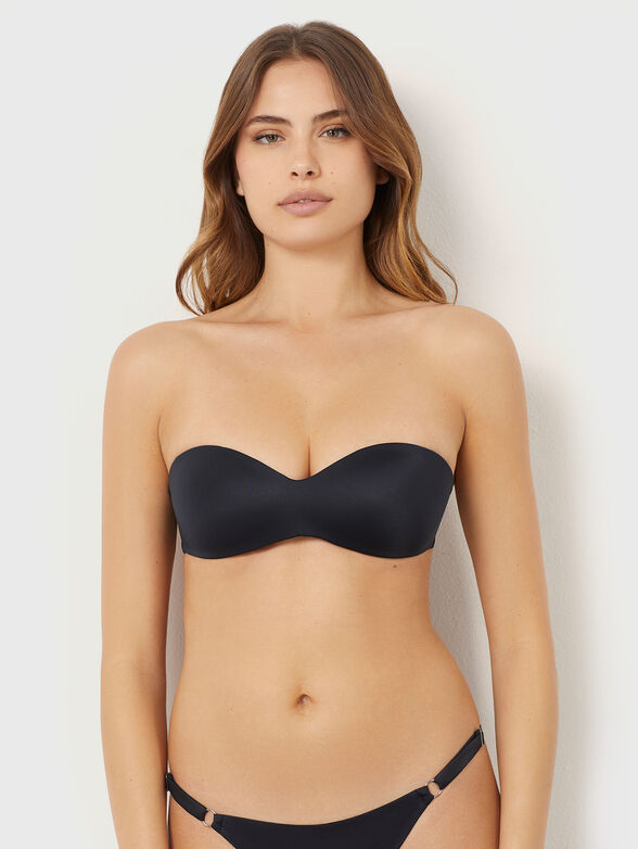 ESSENTIALS bikini top with removable straps - 1