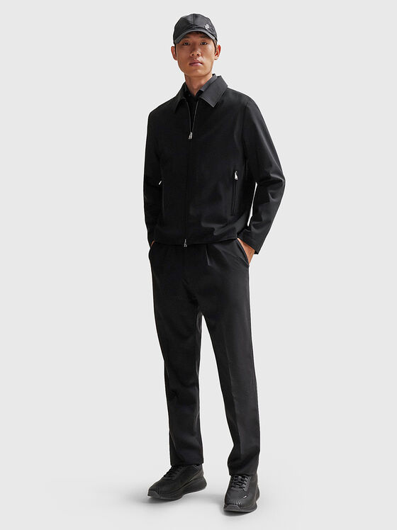 Black wool blend jacket  - 2
