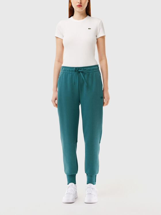 Sports trousers with logo detail  - 1