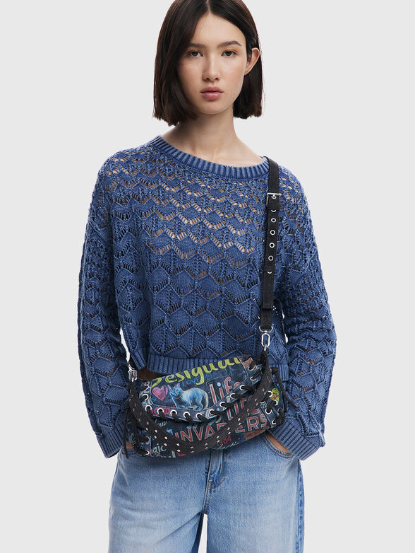 Small denim bag with logo - 2
