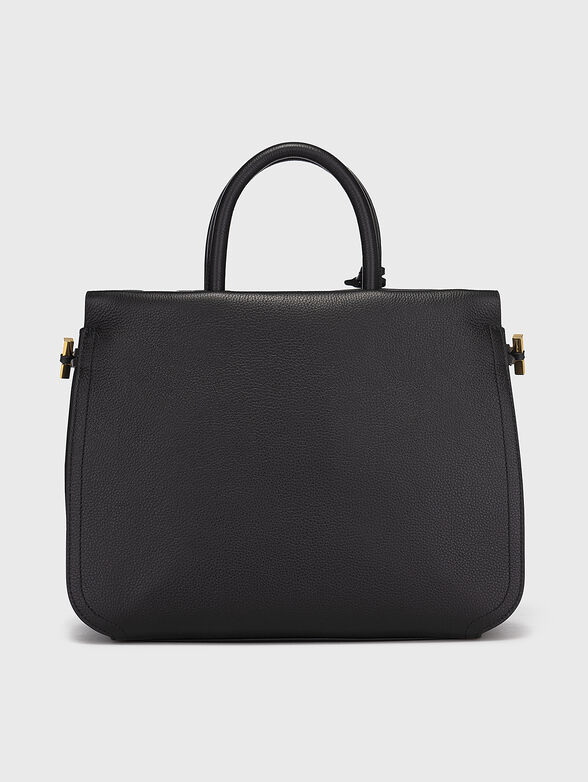 Leather bag in black - 3