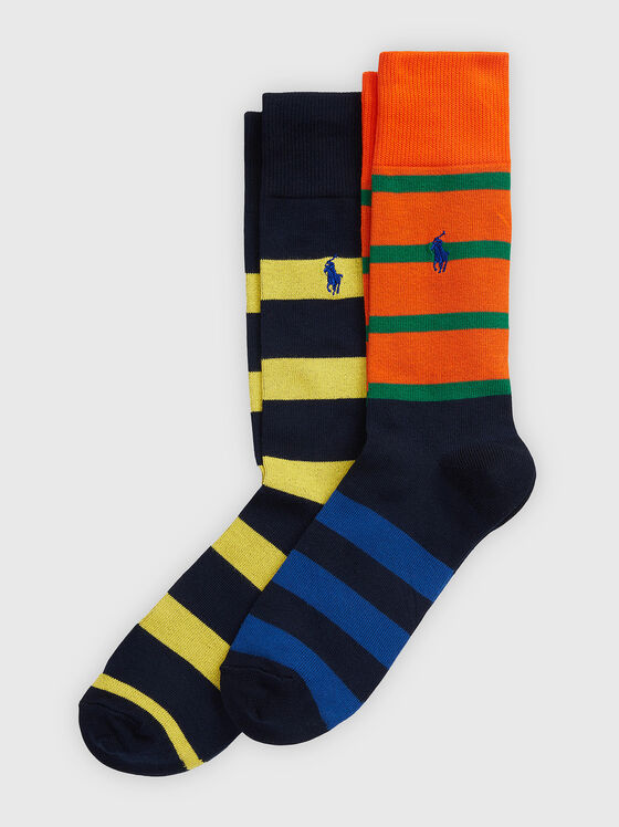 Set of two pairs of striped socks - 1