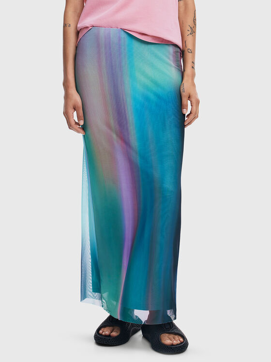 Fustă maxi cu efect gradient - 1