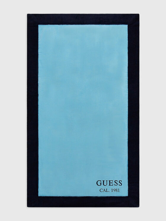 Beach towel with logo print - 1