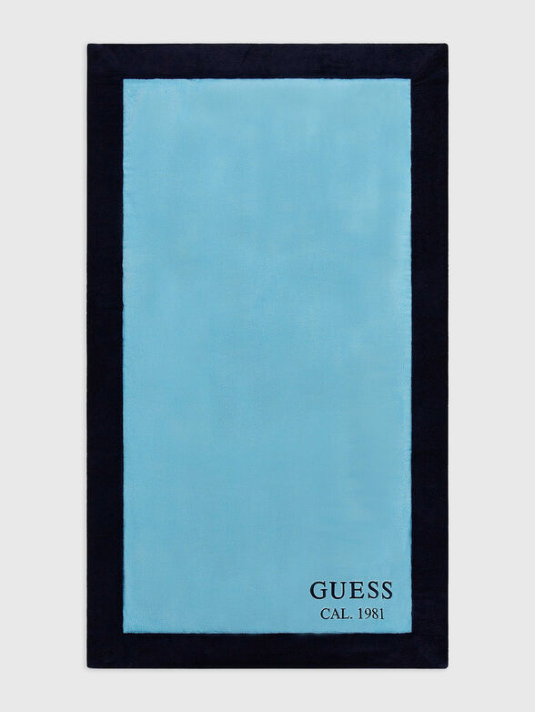 Beach towel with logo print - 1