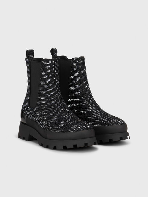Chelsea boots with rhinestones - 2