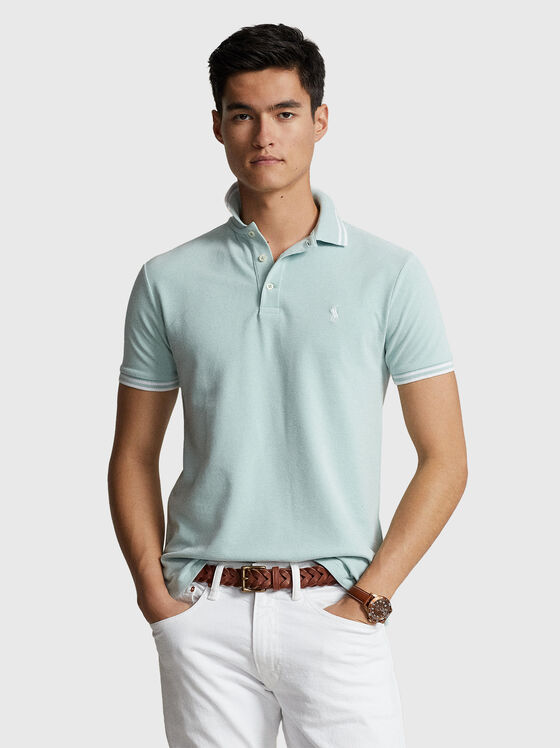 Tricou polo cu logo brodat - 1