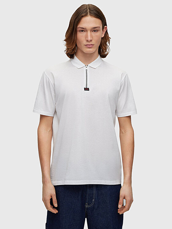 Tricou polo alb DORESEM - 1