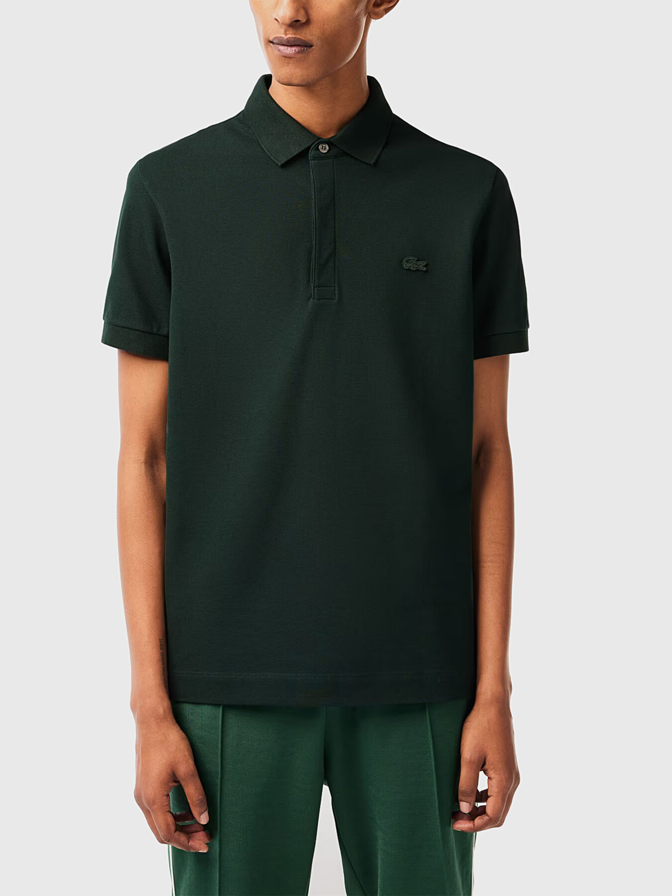 Lacoste logo polo sales