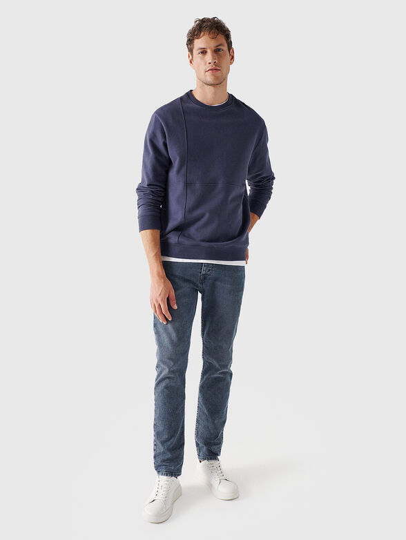 Dark blue logo sweatshirt  - 2