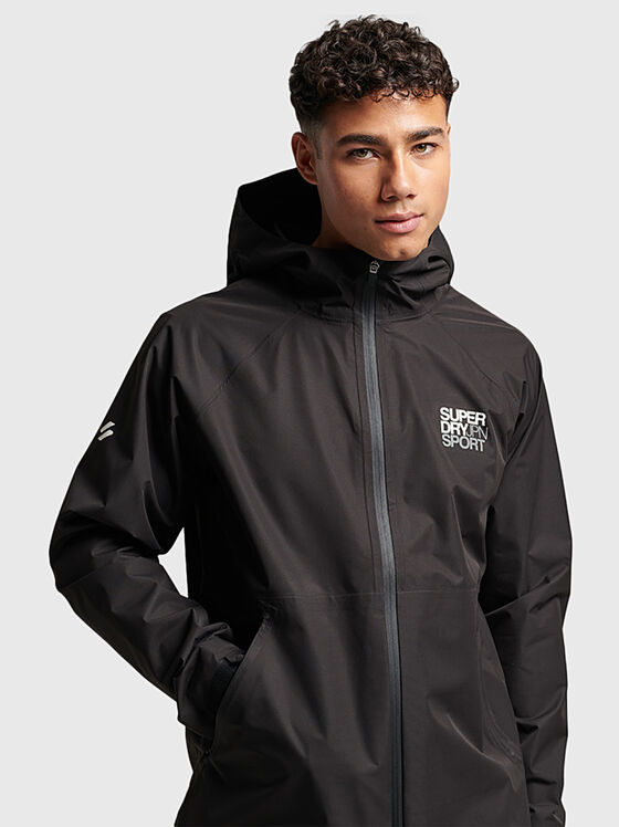 Jachetă impermeabilă neagră - 1