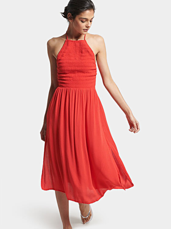 Rochie medie cu fante - 1