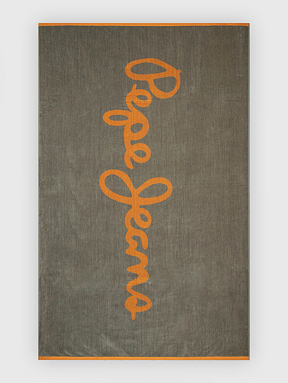 TOWEY beach towel with logo lettering - 1