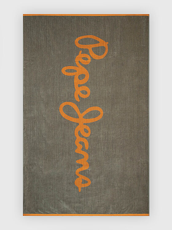 TOWEY beach towel with logo lettering - 1