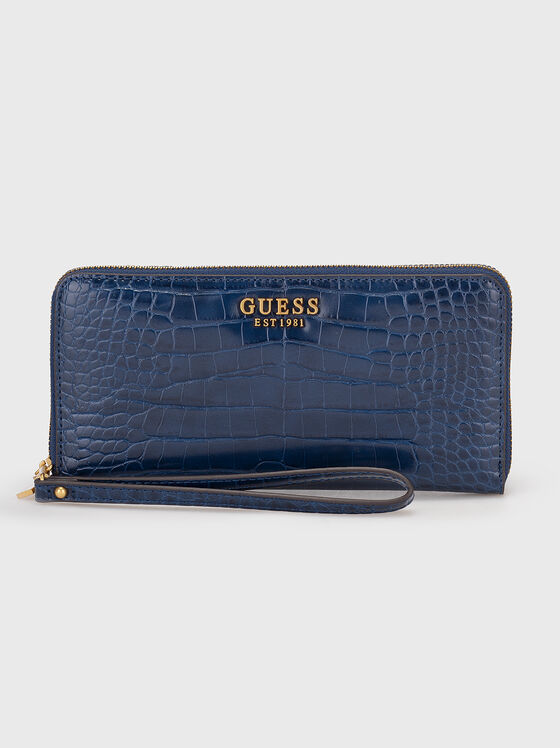 LAUREL wallet with crocodile leather effect - 1