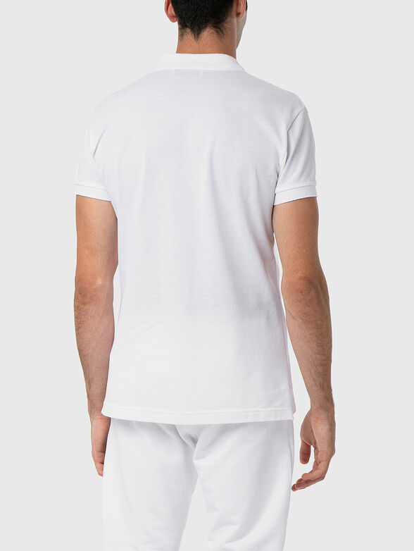 Polo-shirt with contrasting logo detail - 3