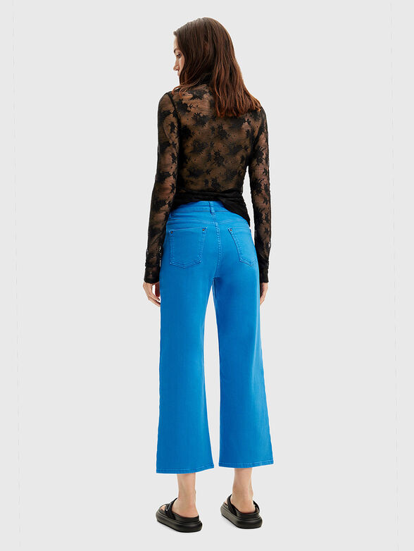 Cropped blue jeans - 2