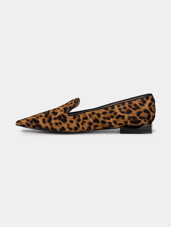 GUSTY5 loafers with animal print - 4