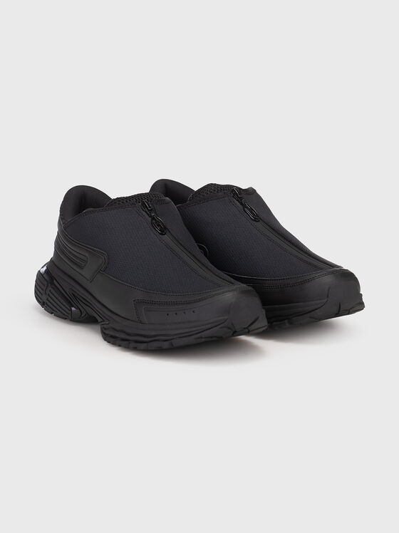 Black sneakers with zip - 2