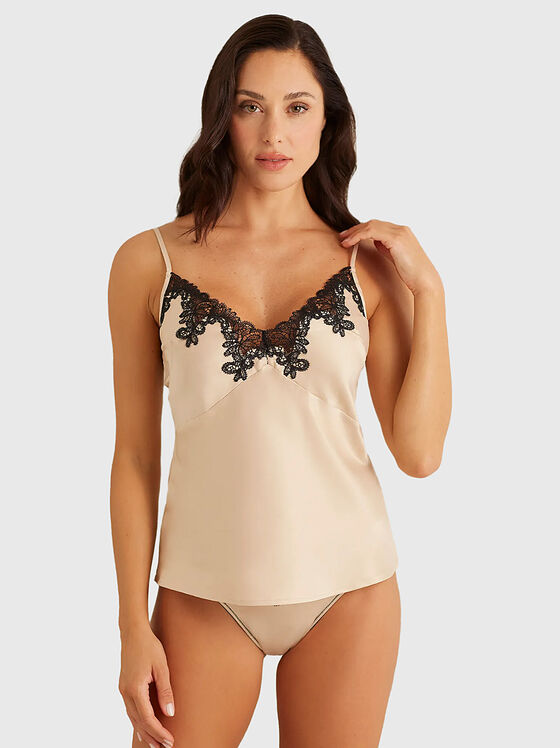 NIGHT GALA top with lace - 1
